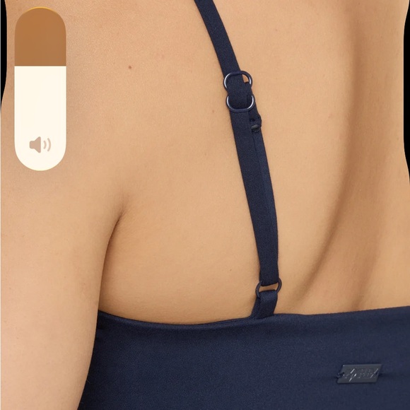 Pirouette Babydoll Navy Blue Women's Dress NWOT size large by POPFLEX - Picture 4 of 6